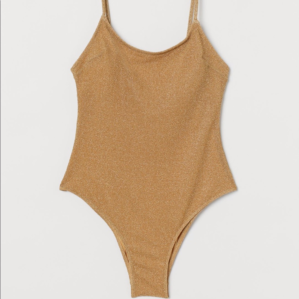 Gold Swimsuit